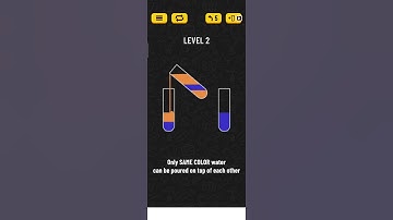 WATER SORT PUZZLE level 2