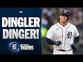 Dillon goes DEEP! Dillon Dingler hits a 443-FOOT three-run HR! 🤯💥 (Tigers off to HOT start!)