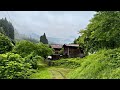 4K Walk Japan, Super Heavy Rainy Day Walking Tour Japanese Countryside Village Nagano, Japan 2024