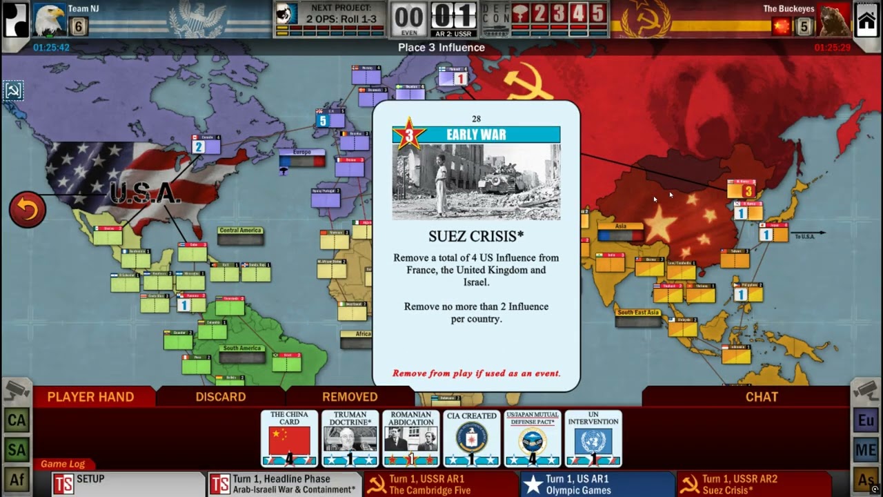 Twilight Struggle Team PA vs. Team NJ