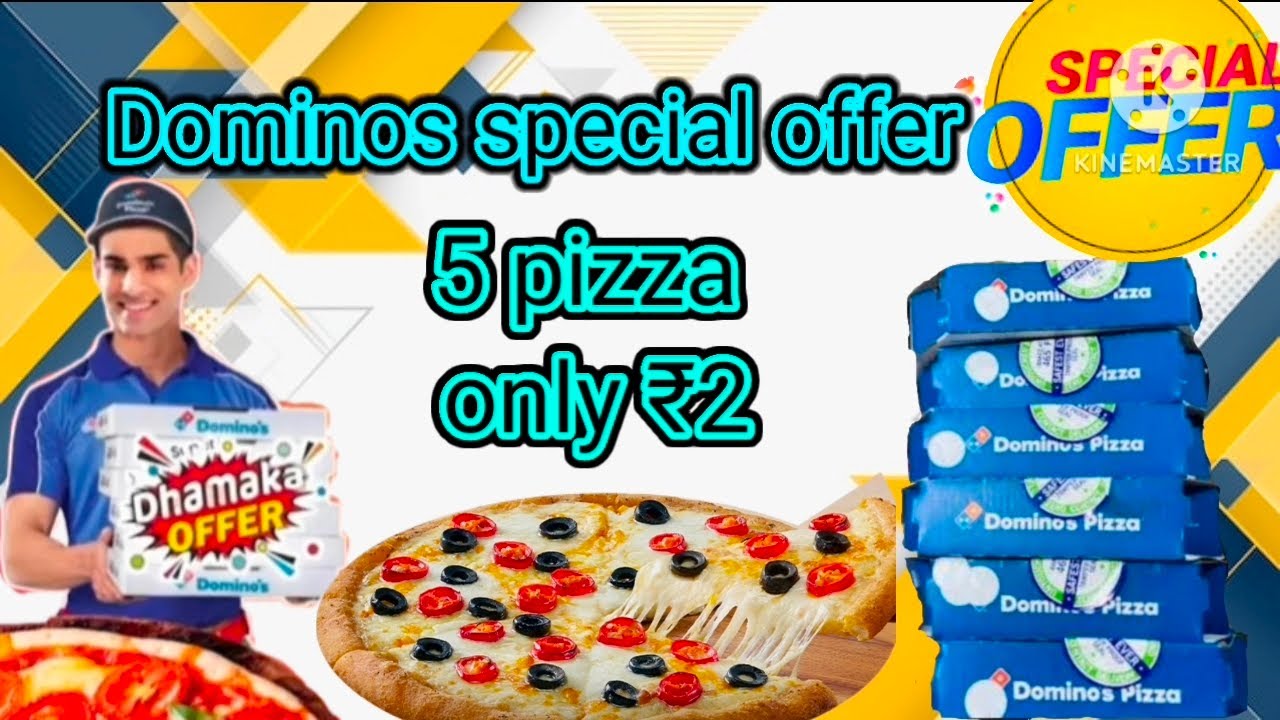 5 pizza only ₹2|Domino's coupon code today|coupon code|special coupon code offer