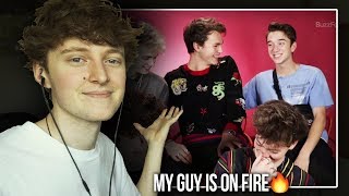 MY GUY IS ON FIRE! (Why Don't We Makes a BuzzFeed Quiz | Reaction\/Review)