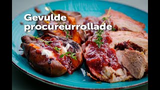Gevulde Procureurrollade Met Cranberrybaconjam Firefood Tv