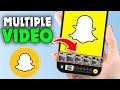 How Do I Record Multiple Videos on Snapchat?