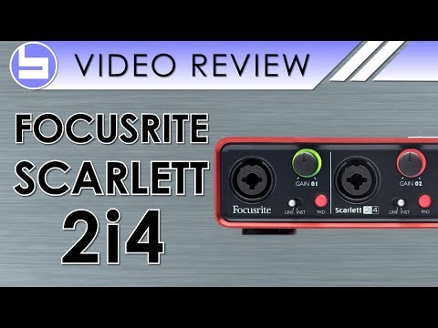 Focusrite Scarlett 2i4 Audio Interface Video Review