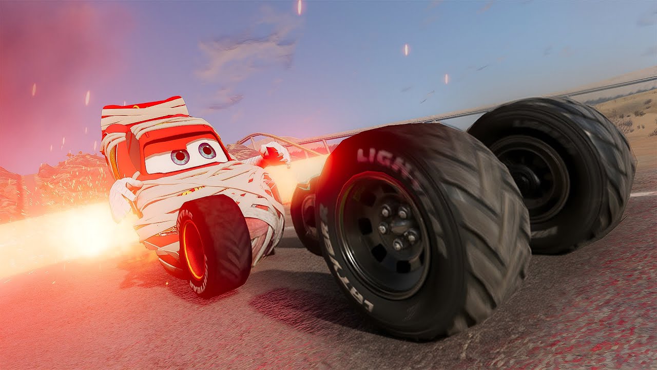 Can LIGHTNING MCQUEEN Beat the World's Deadliest LASER Maze in BeamNG.drive?