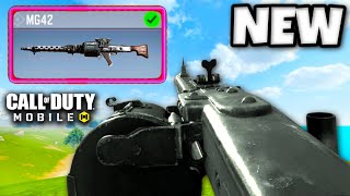 *NEW* MG42 GUN is OVERPOWERED in COD MOBILE