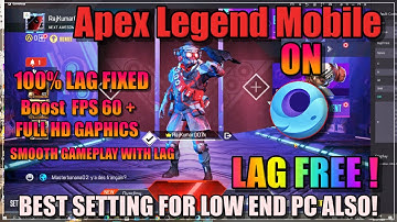 Apex Legend Mobile on GameLoop | Lag Free Gameplay Apex Mobile | Smooth Gameplay 60+ FPS | 100% Work
