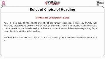 Corporate authorship in CCC and AACR-2R: conference - LIS
