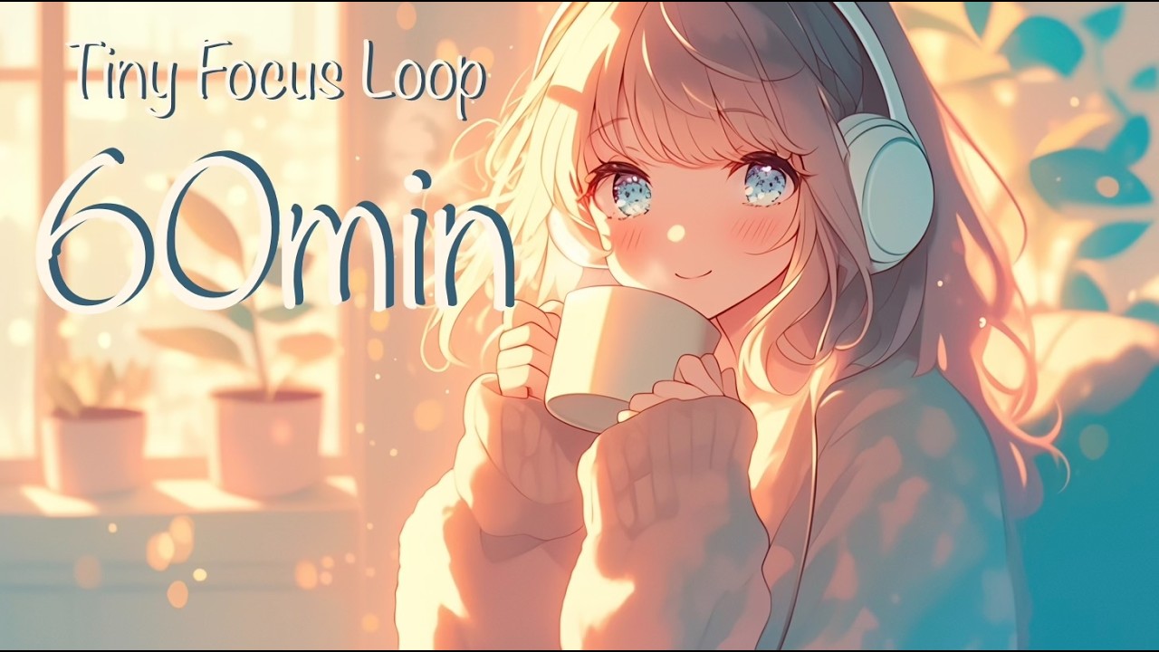Tiny Focus Loop – Cute Kawaii Chill Pop/Pixel Electro/Study & Work BGM｜ピコピコ/集中/可愛い/作業用｜60min