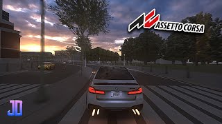 TUNED BMW M5 CS NYC FDR Drive POV Drive - Assetto Corsa | T300 RS