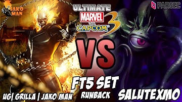 UMVC3 Parsec FT5 Set Runback  - UG| Grilla | Jako Man VS Salutexmo