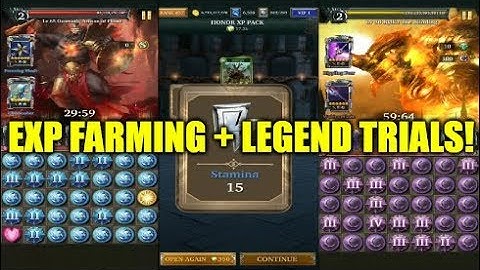 Legendary Game Of Heroes : Fast Levelling Up Strategy + Legend Trial Bosses!