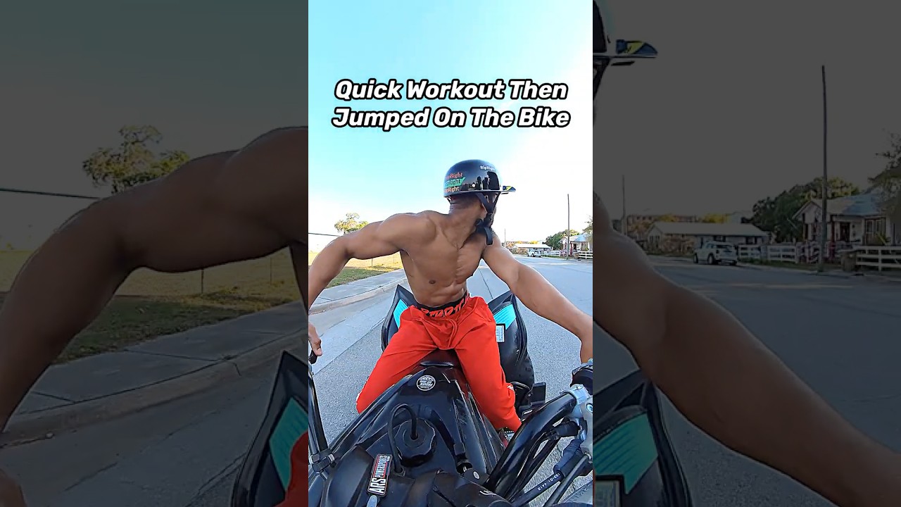 After A Quick Workout I Jumped Right On The Raptor 700 For Some Practice | BikeLife @R@RipRight