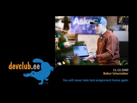 2024.12.11 Bobur Umurzokov - You will never take test assignment home again