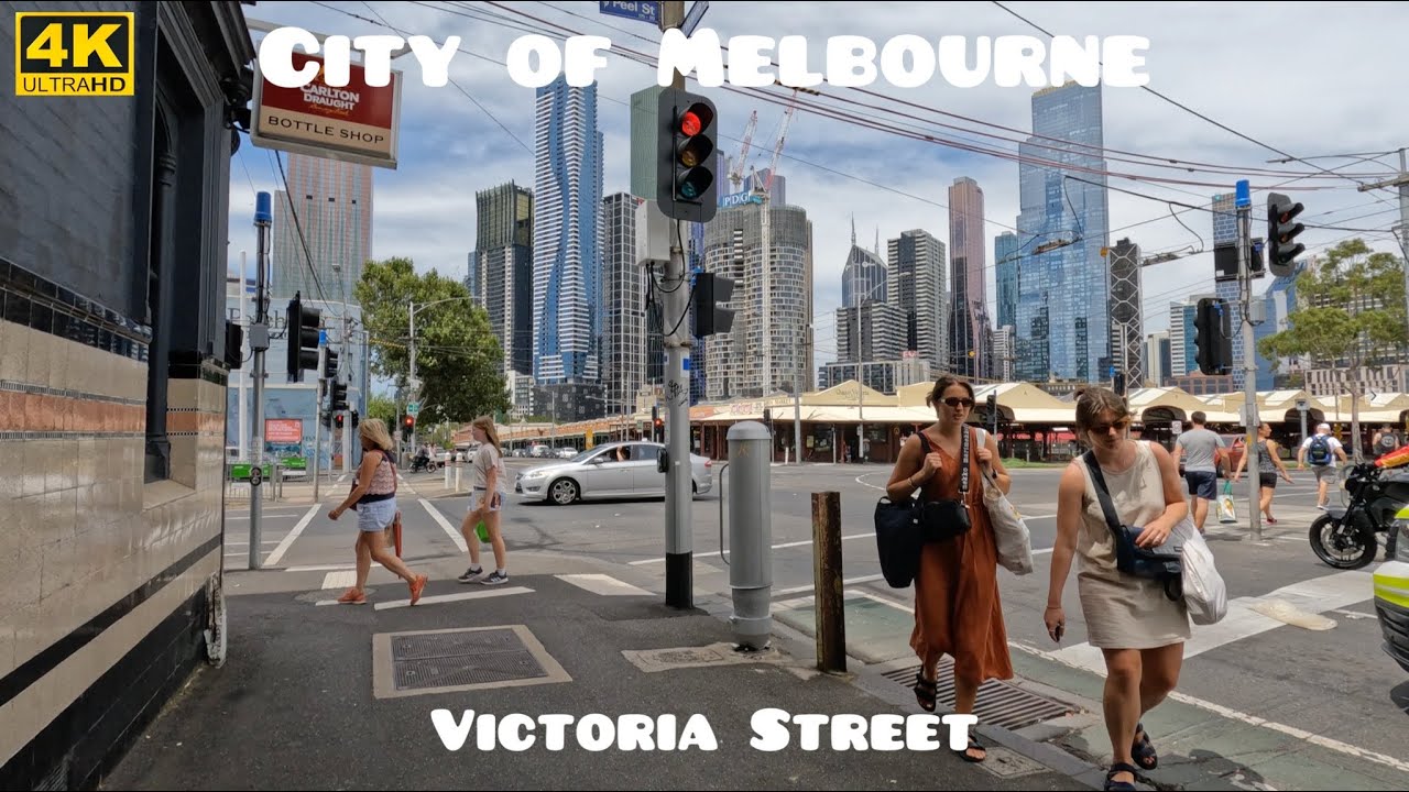 EXPLORING VICTORIA STREET  CITY OF MELBOURNE AUSTRALIA 