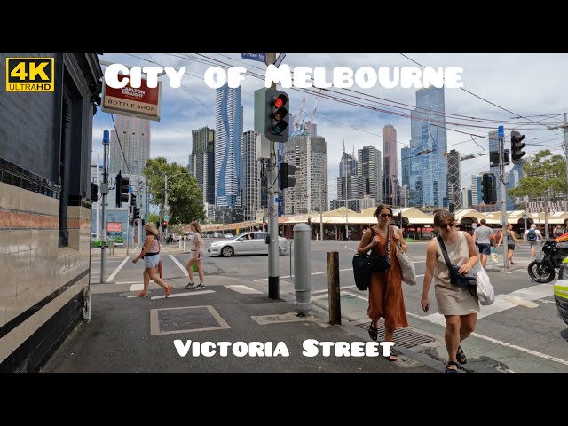 EXPLORING VICTORIA STREET  CITY OF MELBOURNE AUSTRALIA 