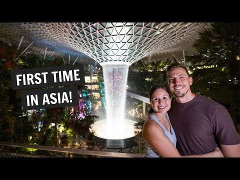 We're heading to ASIA! ✈️ (Overnight layover in the SINGAPORE Changi Airport!)