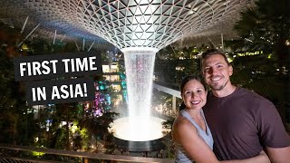 We're heading to ASIA! ✈ (Overnight layover in the SINGAPORE Changi Airport!)