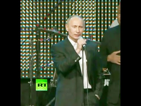 Weird Vladimir Putin Singing Blueberry Hill In English...!!!...