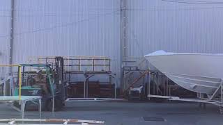 Japan Shipyard Moving The Boat