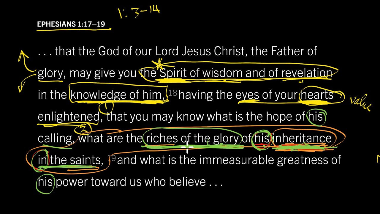 Are We God S Inheritance Or Is He Ours Ephesians 1 17 19 Part 6 Desiring God