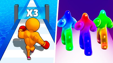 LEVEL UP Runner Up, Blob Giant Runner - New Bigger Blob Runner 1⭐Gameplay Walkthrough Moblie