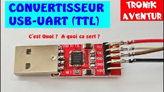 Tronik Aventur 423 Convertisseur Usb Uart Pour Future Utilisation Des Lora