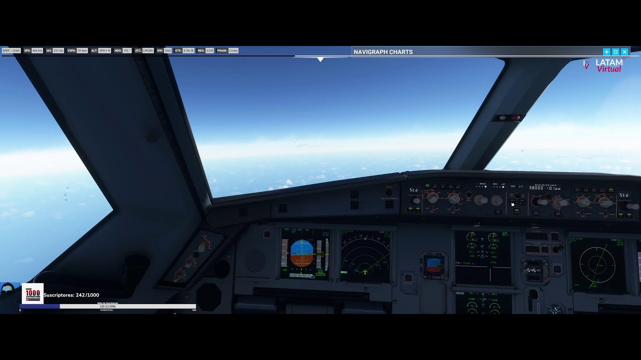 MSFS 2020. HEADWINGS A339. IVAO PERU. VOLAMOS DE FRANKFURT A CABO VERDE (EDDF-GVAC)