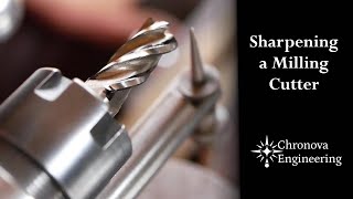 Sharpening the Flutes on a Milling Cutter by Chronova Engineering 32,685 views 1 year ago 2 minutes, 53 seconds