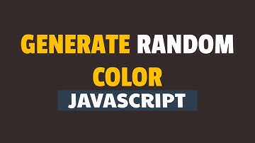 Hoe genereer je willekeurige kleuren in Javascript
