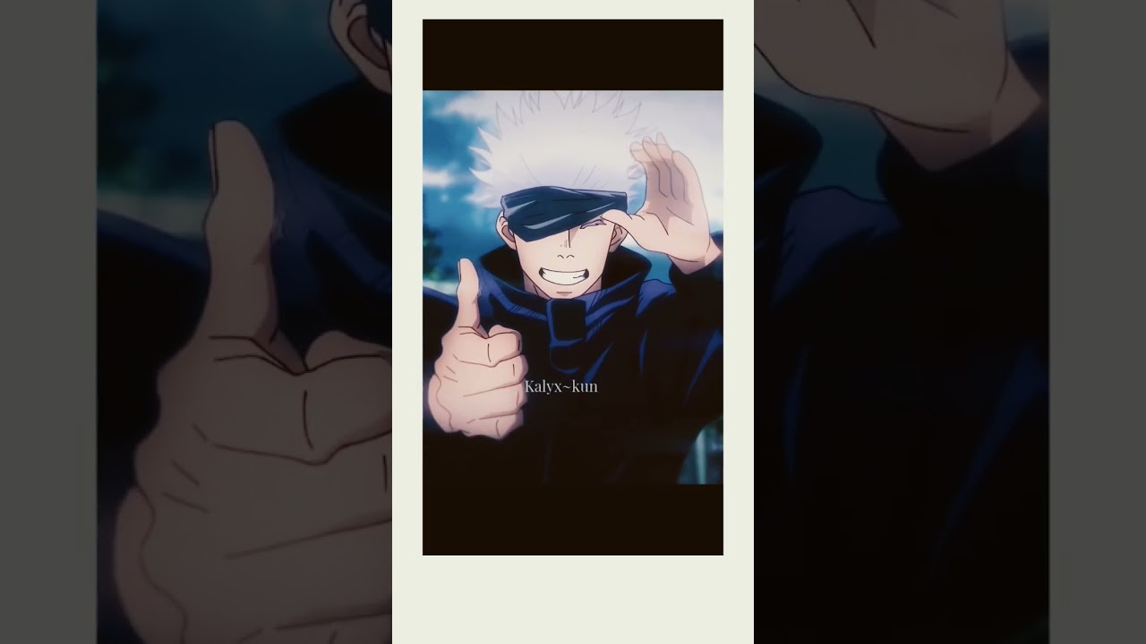 gojo edit l gojo hait colour l pov white hair charter 