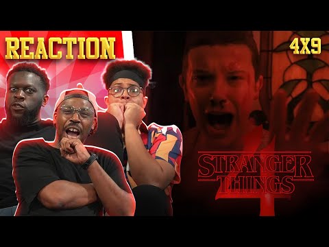 Stranger Things 4x9 REACTION!! "Chapter Nine: The Piggyback"