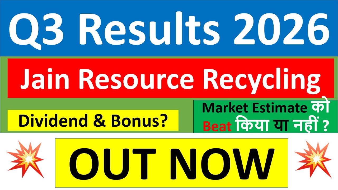 Jain Resource q3 results 2026 | Jain Resource Recycling q3 results today | Jain Resource Share News