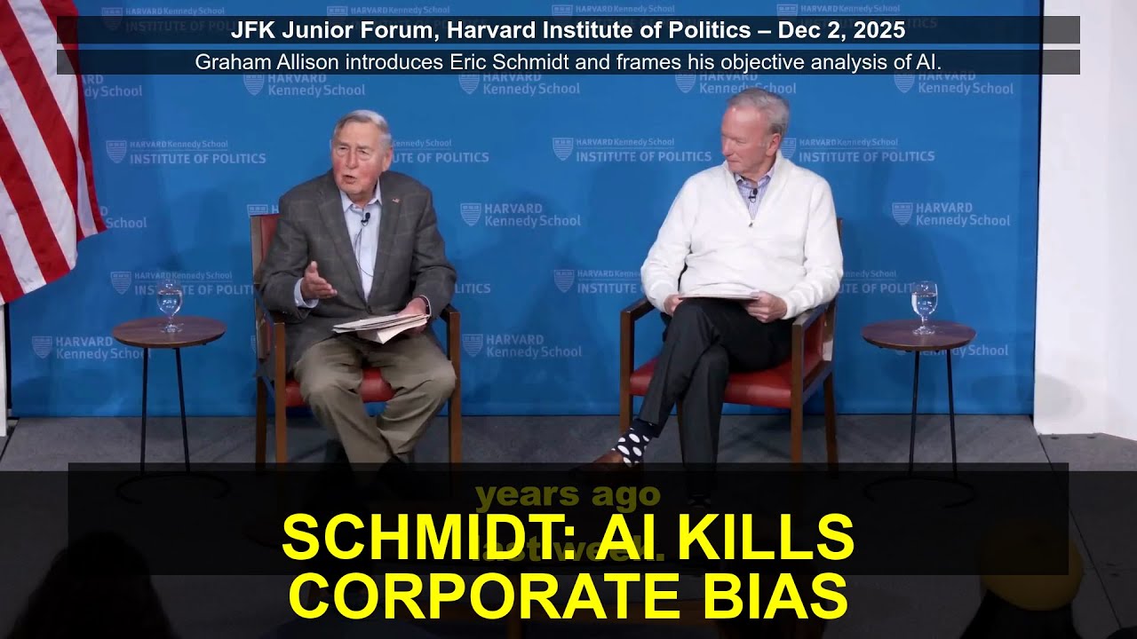 Уникальный взгляд Эрика Шмидта на ИИ и корпоративную предвзятость