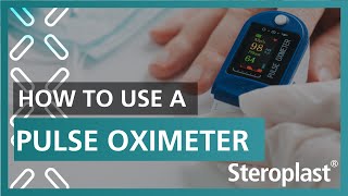 How to Use a Pulse Oximeter | Steroplast Healthcare
