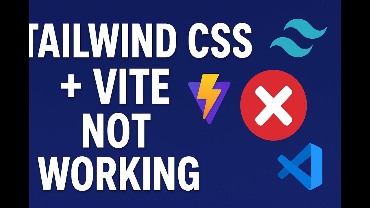 Tailwind CSS not working with vite. - YouTube