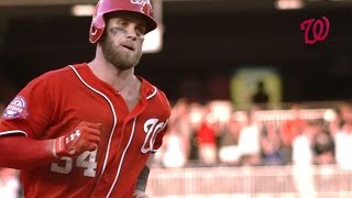 Bryce Harper clobbers WALK-OFF two-run homer, chucks bat in style