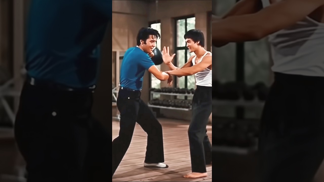 When Elvis Presley Trained with Bruce Lee! 👑🐉 Music Meets Martial Arts