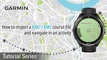 Tutorial – How to import a KMZ / KML course file and navigate in an activity