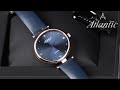 Годинник ATLANTIC Elegance Royal Diamonds Pattern Edition 29044.44.57 | Style-Time