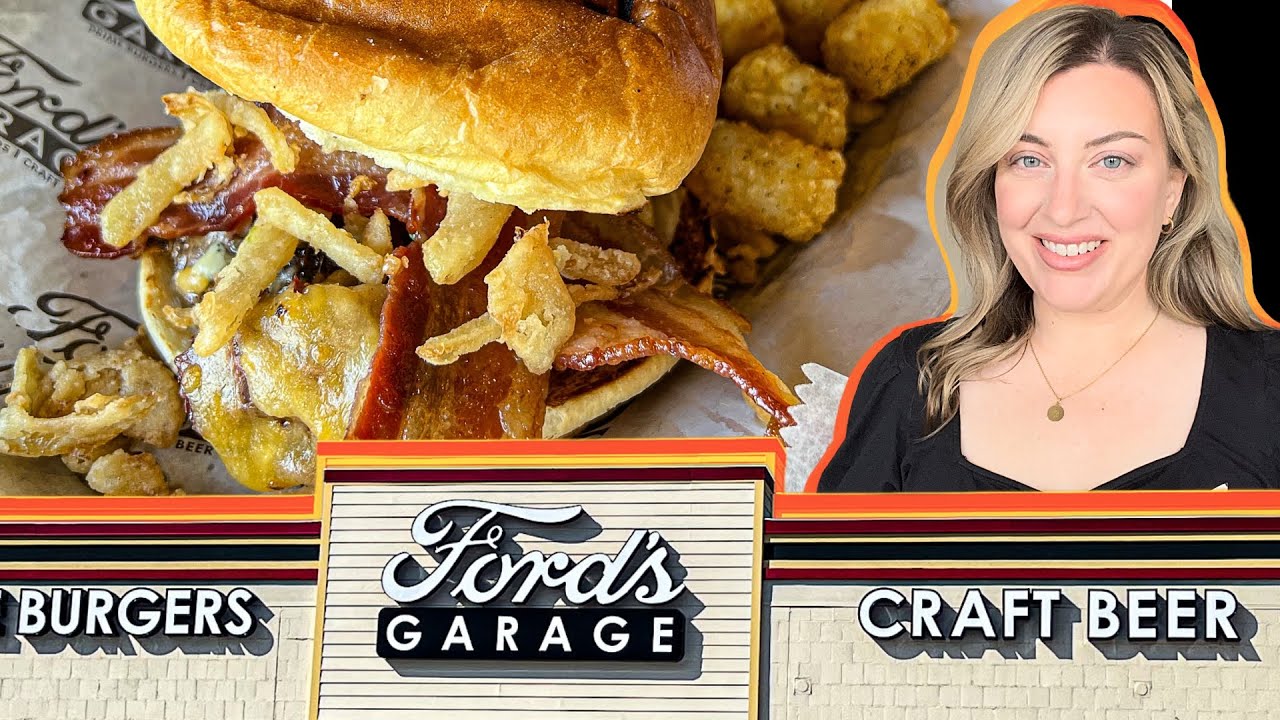 Ford’s Garage Menu Tour (Plano, Texas Burger Restaurant) BBQ Teacher