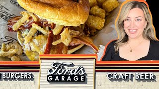 Ford's Garage Menu Tour (Plano, Texas Burger Restaurant)