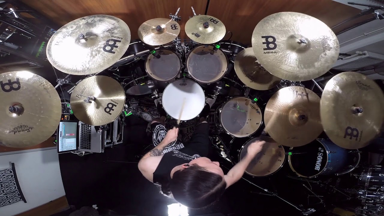 Krimh recording drums for new Demonstealer song 'Sculpting The Archetype' YouTube