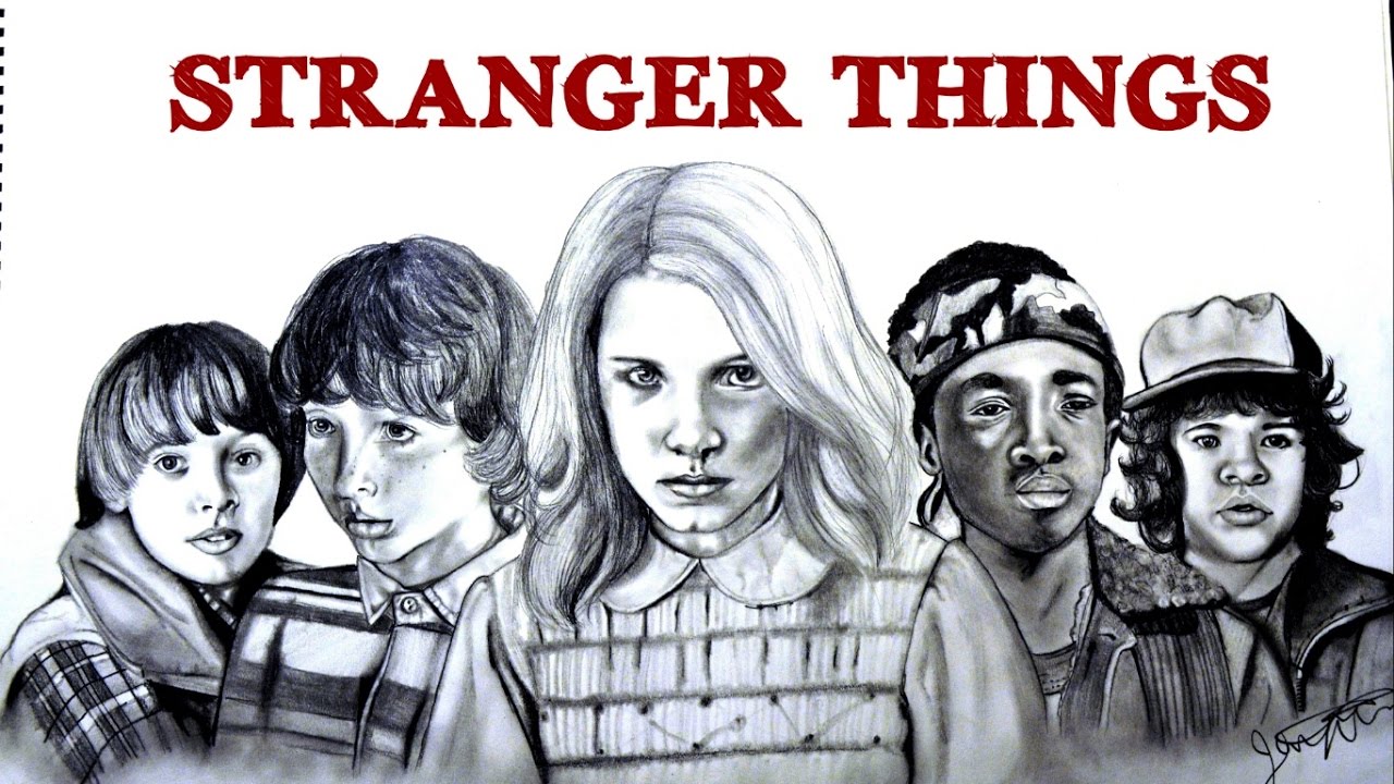 Time Lapse Drawing - Stranger Things - YouTube