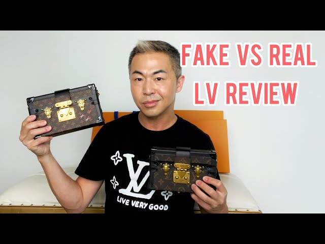 Real vs. fake #comparingbags #realorfake #lvbags #designerresale