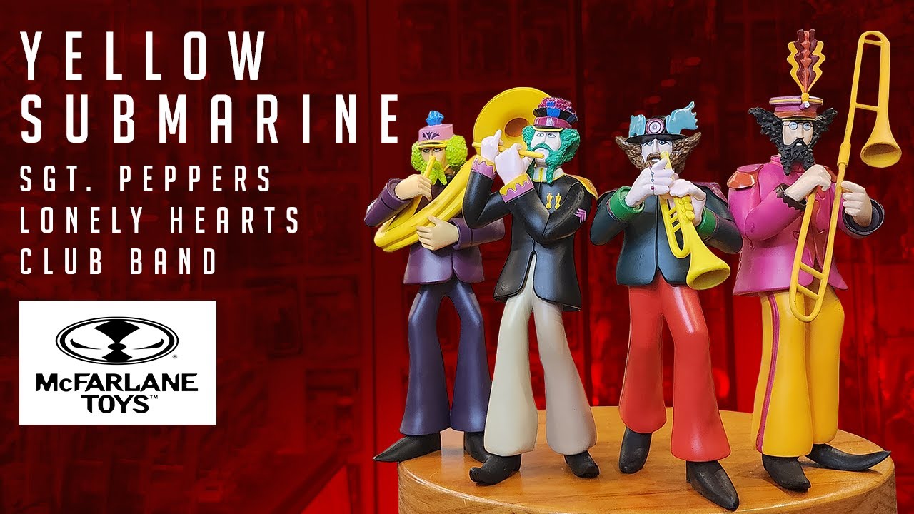 McFarlane Toys - Sgt. Peppers Lonely Hearts Club Band Review - YouTube
