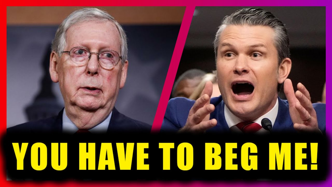 Pete Hegseth BEGS Mitch McConnell to stop EXPOSES the Pentagon's DARK SECRETS