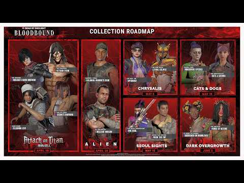 DEAD BY DAYLIGHT MAY COSMETIC COLLECTION ROAD MAP! CHRYSALIS! SEOUL SIGHTS! OVERGROWTH! CATS & DOGS!