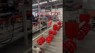 4m double wire chain link fence machine working#machine #machinefactory